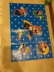 1990 Nintendo Super Mario World Store Display Banner Original Japan Rare