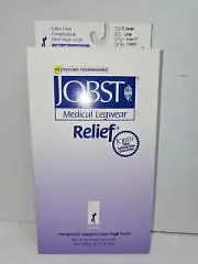 NEW Jobst Medical Relief L Knee High Compression OT Stockings 30-40 mmHg* Beige