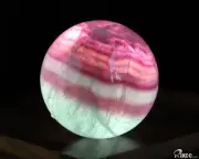 2.2" Fluorite Hand Carved Crystal Ball/Sphere, Crystal Healing