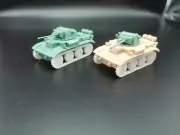 3D Printing 1/72 British A17 Little Lord airborne tank Model Unpainted/2pcs