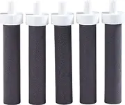 Brita Water Bottle Replacement Water Bottle Filters, Black, 5 Count
