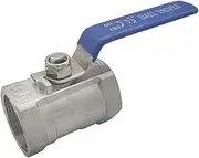 Stainless Steel BallValve SS304 1pc Ball Valve 1/4" 3/8" 1/2" 3/4" 1" 1-1/4" 1-1/2“2” Female BSP(1-1/4")