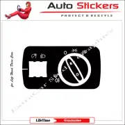 fits AUDI A3 Headlight Stickers Decals Repair Worn Button Knob Switch v1/2