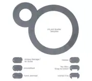 WLG409000001 Warlord Games Bolt Action: Bolt Action Templates