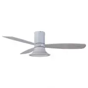 Lucci Air Flusso 52" Light with Remote Ceiling Fan - Matte White