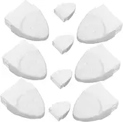 BCOATH 20pcs Square Fence Post Caps White PVC Post Caps Decorative for Garden Patio Railing