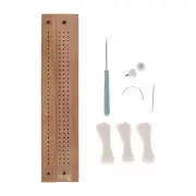 Book Binding Cradle Kits with Waxed Thread Awl with Straight