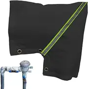 Faucet Freeze-proof,Backflow Insulated Cover,Faucet Protective Cover Waterproof Winter Faucet Cover Oxford Cloth Freeze Protection | 5 Layer Insulated Faucet Sock Valve Cover for Sprinkler Valve &
