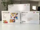 Ikea BYGGLEK LEGO box with SET of 3 sets, white - NEW - Rare Bundle