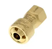 1/4 Tube x 1/4 SAE Flare Thread ZoomLock PUSH Removable Adapter PARKER PZKPR-F4