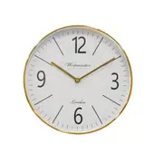 Maine & Crawford 29.5x5cm Barnet Metal Wall Clock Analogue Hanging Assorted