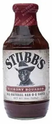 Stubbs Hickory Bourbon BBQ Sauce 510g x 1