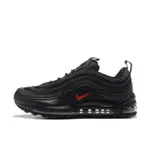 2024TOP 最低價 AIR MAX 97 BLACK COLLEGE 紅色復古低幫跑鞋