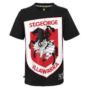 St George Ill Dragons NRL 2023 Outerstuff Logo Shirt Size S-2XL!