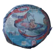 SwimWays Baby Spring Float With Sun Canopy 50+UPF 9-24 Months Swim Step 1