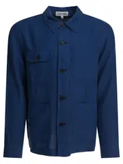 [Alex Mill] Alex Mill-Linen Work Jacket Giacche Blu-Uomo XL