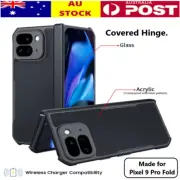 Covered Hinge Case for Google Pixel 9 Pro Fold Glass Protector Cover Shockproof
