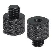 2 Pcs Tripod Screw Adapter M6 Female to 3/8" Male Tripod Nut Camera Mount Screw