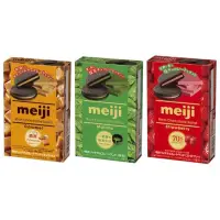 在飛比找蝦皮購物優惠-在台現貨火速寄出 日本製 meiji 明治夾心巧克力餅乾 草