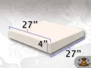 4" x 27" x 27" Square Foam Sheet
