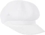 [BESTYASH] Straw Sun Hat Women Breathable and Comfortable Beret Wide Brim Beach Cap Straw Woven for Summer Random Color White