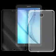 Front Screen Protector + TPU Case for Samsung Galaxy Tab E 8.0 SM-T377T T-Mobile
