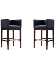 Manhattan Comfort Set of 2 Kingsley Bar Stools