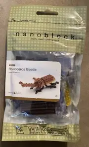 Nanoblock Rhinoceros Beetle 100 Pcs Building Kit S.58178