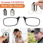 Flexible Portable Mini Nose Clip Reading Glasses Wallet Pocket Phone 1.5 2.0 2.5
