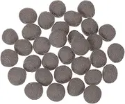 uxcell 30 Pcs Wool Felt Balls Beads, 0.6 Inch Felt Pom Poms for Crafts, Handmade Pompoms Bulk Small Bead for Nursery Handicrafts and DIY Art Decoration, Gray