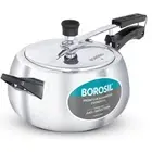 Borosil Pronto Induction Base Inner Lid Aluminium Pressure Cooker, 5 L, Silver
