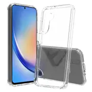 ZUSLAB Galaxy A35 Case Slim Hybrid Shockproof Translucent Protective Cover for Samsung (2024) - Clear