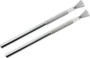 COMIART 2pcs Feather Wire Texture Tool for Clay Sculpting Texturing Modeling Tools