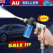 High Pressure Car Foam Gun Wash Washer Lance Soap Spray Bottle Hose Pipe BH