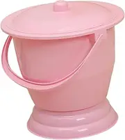 Cabilock Urinal Potty Pee Travel Pee Potty Bedside Potty Bedpan Portable Car Toilet Emergency Toilet Pot Potty Bedside Portable Potty Pee Container Chamber Pot Pink Pp re-usable