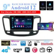 9''Android 12 Support Carplay Android 2+32G Car Radio GPS For Chrysler 200C 200S