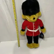 MerryThought Ironbridge Shrops England Beefeater Teddy Bear 18” Plush Guard