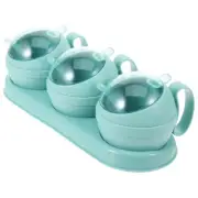 Spice Rack Organizer Small Sauce Containers with Lids Condiment Jar