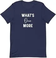 [Teegarb Letter Blanket] What's One More Future Mom Baby Bump Maternity Clothes Unisex t-Shirt