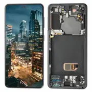 For Samsung Galaxy S21 SM-G991 SM-G990 LCD Display Touch Screen Replacement Grey