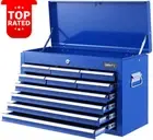 10 Drawer Tool Box Chest Lockable Storage Cabinet Garage Organiser Metal Steel B