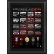 ESSENDON BOMBERS DECORATION OF DISTINCTION LIMITED EDITION FRAMED PRINT HEPPELL