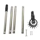 Manual Lawn Edger Single Wheel Manganese Steel and Stainless Steel Lawn Edging R
