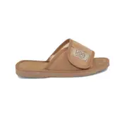 Essential Sheepskin Water Resistant Open Toe Strap Chestnut