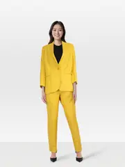 Yellow Blazer & Trouser Set