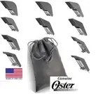 OSTER A5 UNIVERSAL Clip On Guide 10pc COMB SET*Fit MANY Andis,Wahl Blade&Clipper