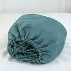 S VICTORY SYMBOL 100% Linen 1 Fitted Sheet Only,Mattress Cover 1 piece-16inch...