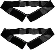 2PCS Elastic Catheter Fixing Belts Breathable Mesh Fixation Device for Abdominal Dialysis Black Catheter Fixer Straps