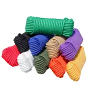 10M Parachute Cord Mil Spec Paracord Core Nylon Rope DIY Crafts Accessories