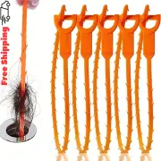 5pcs 19.6" Drain Clog Remover Tool, Hair Remover for Sink, Shower & Bathtub